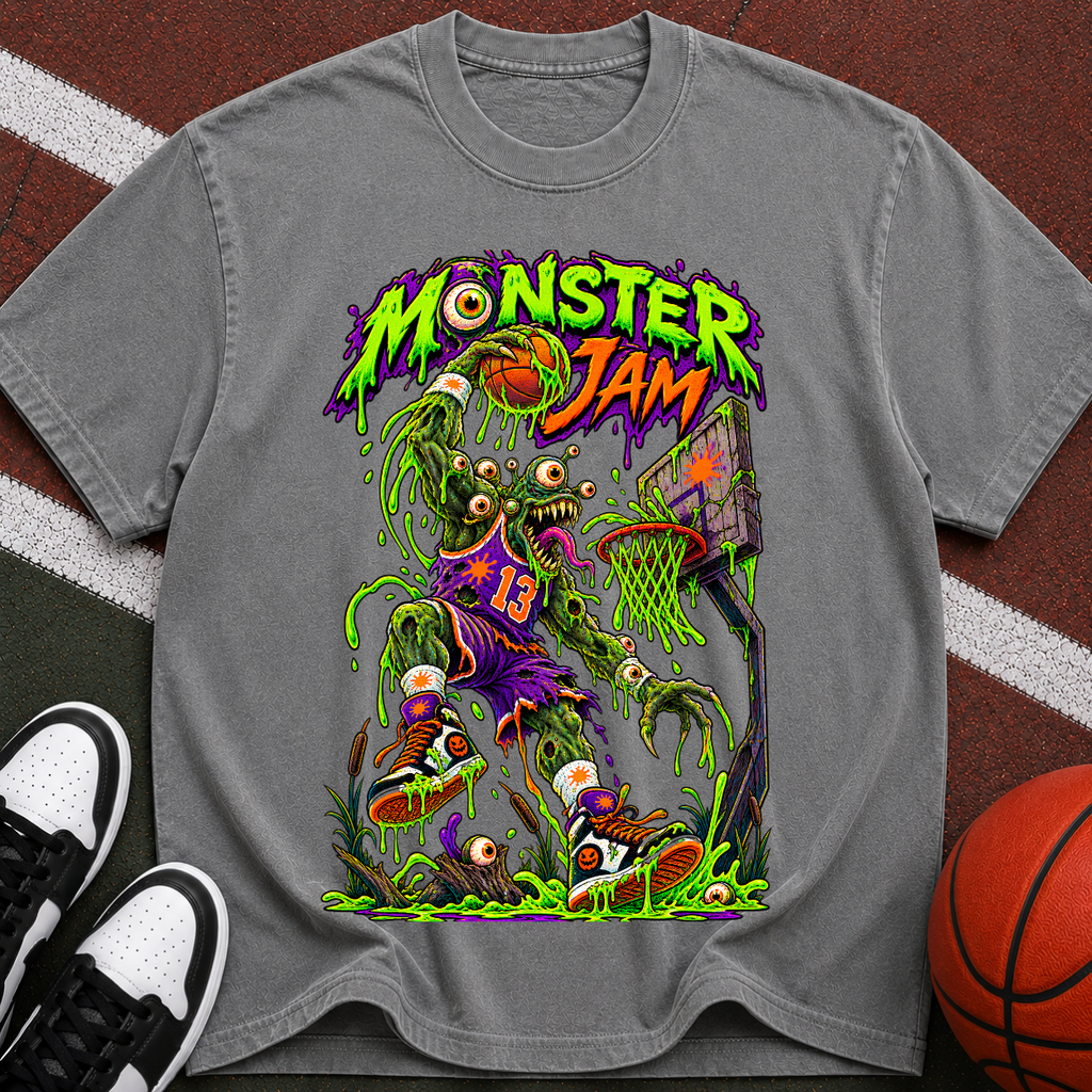 Monster Jam Basketball Zombie T-Shirt