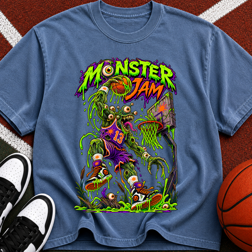 Monster Jam Basketball Zombie T-Shirt