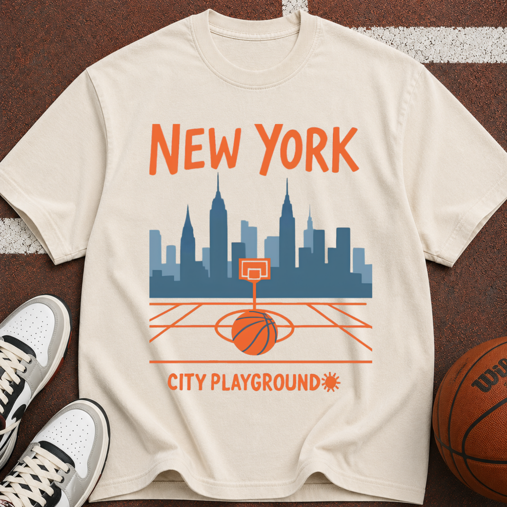 New York City Playground Basketball T-Shirt