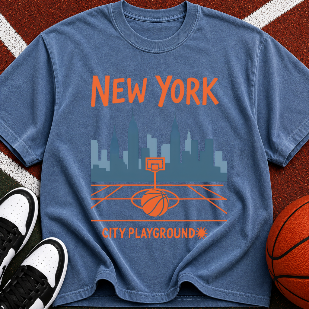 New York City Playground Basketball T-Shirt