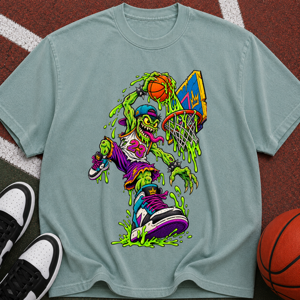 BasketBall Zombie Tee