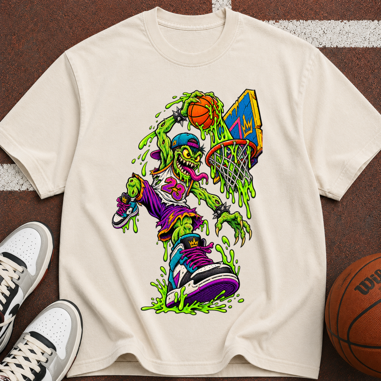 BasketBall Zombie Tee