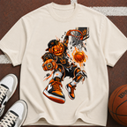 Halloween Pumpkin Slam Dunk T-Shirt