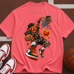 Halloween Pumpkin Slam Dunk T-Shirt