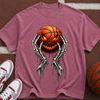 Jack-O'-Lantern Ball with Skeleton Hands