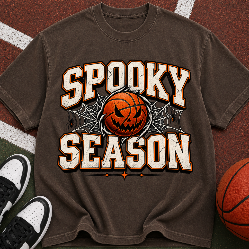 Halloween Basketball Graphic Tee