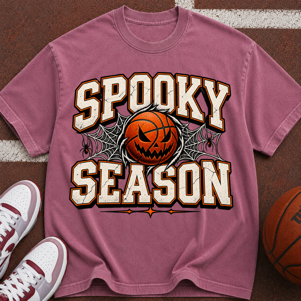 Halloween Basketball Graphic Tee
