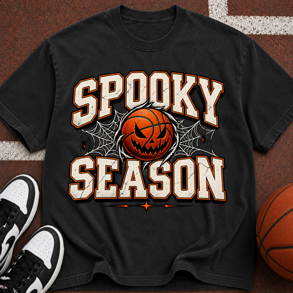 Halloween Basketball Graphic Tee