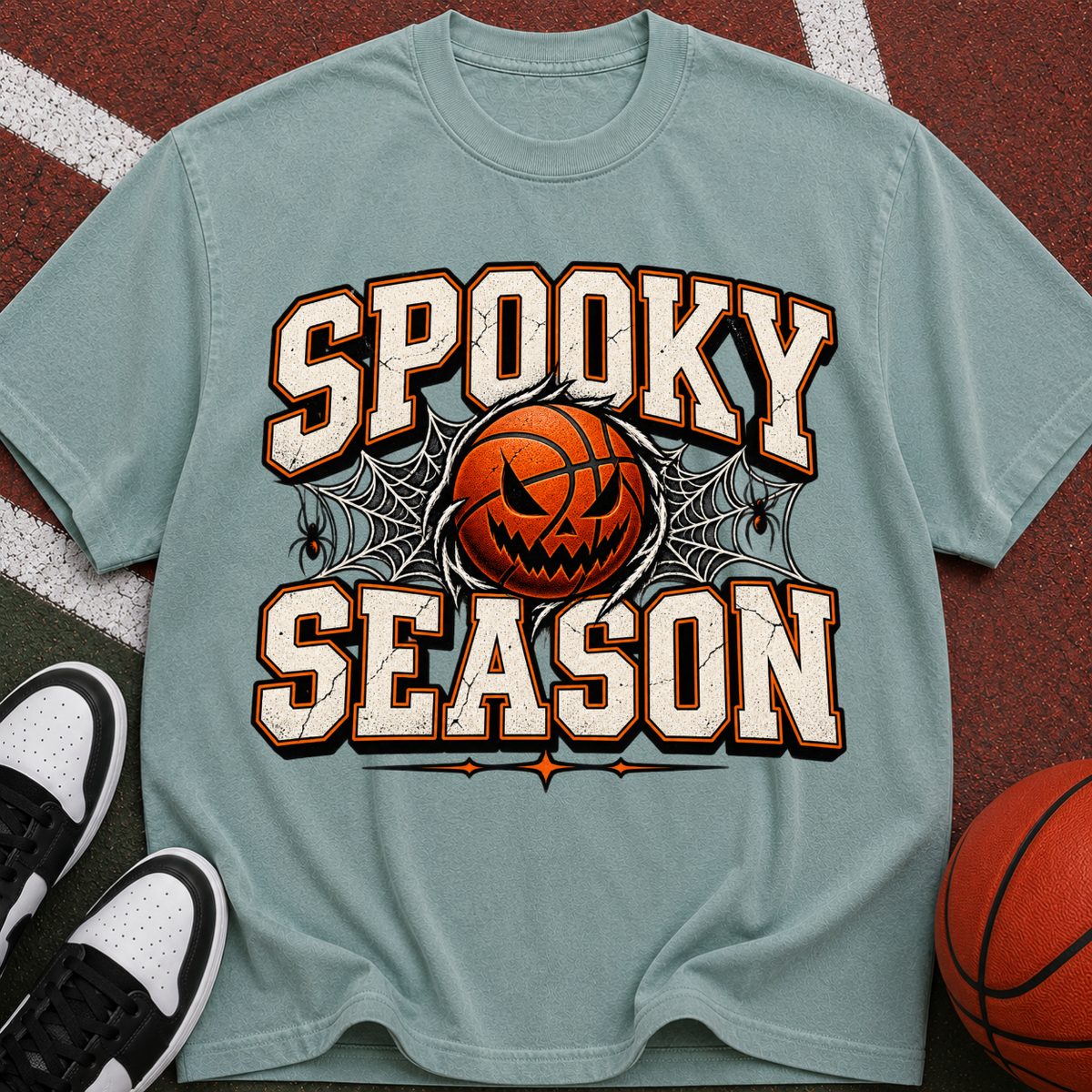 Halloween Basketball Graphic Tee