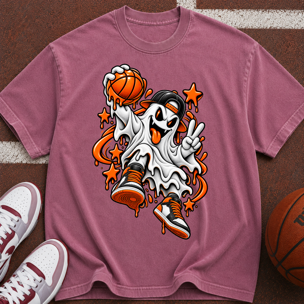 Ghost Basketball Graphic T-Shirt