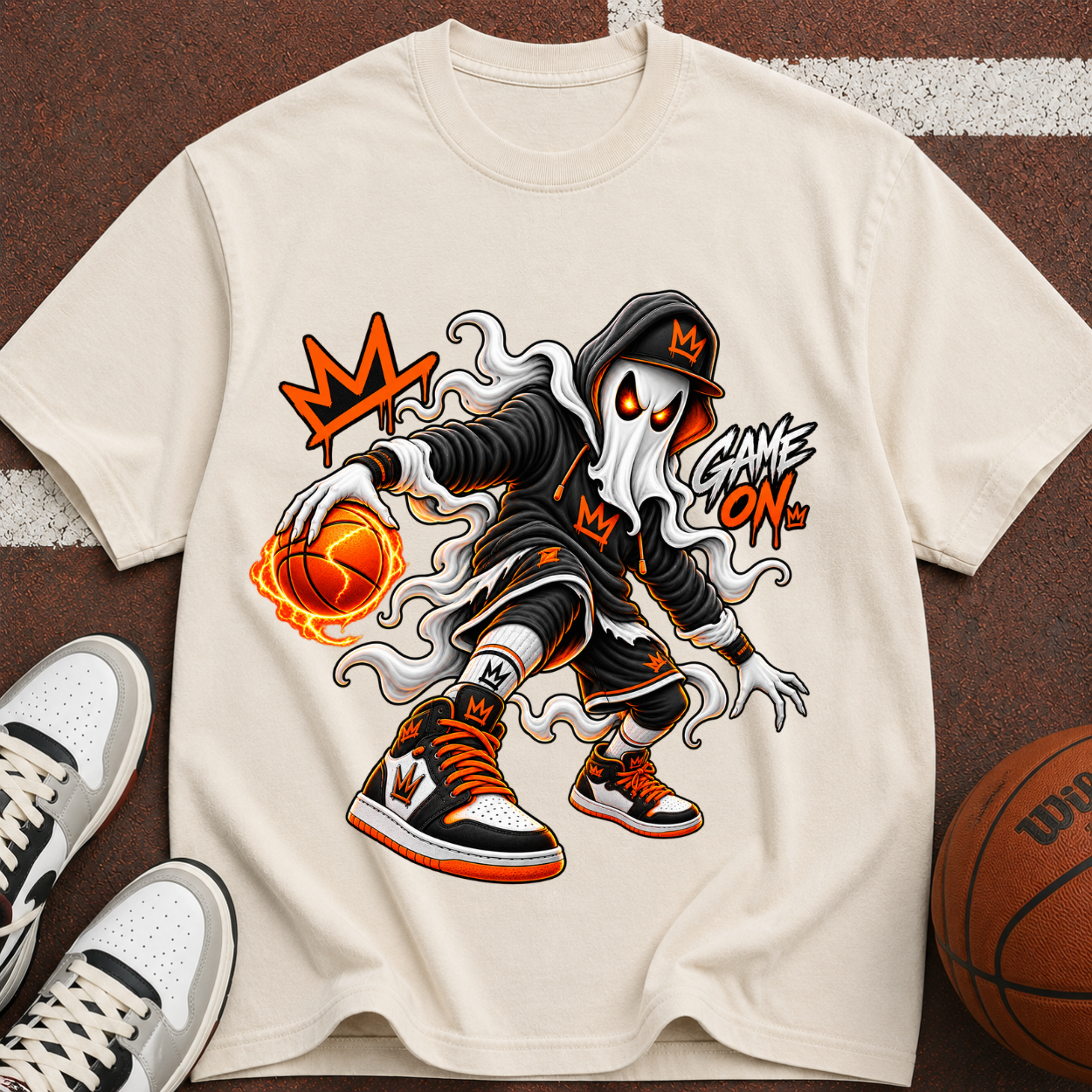 Basketball Ghost Tee