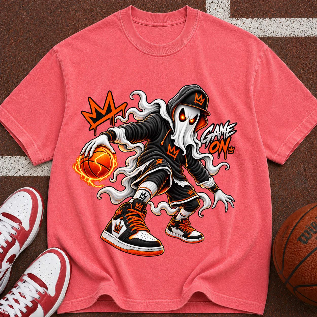 Basketball Ghost Tee