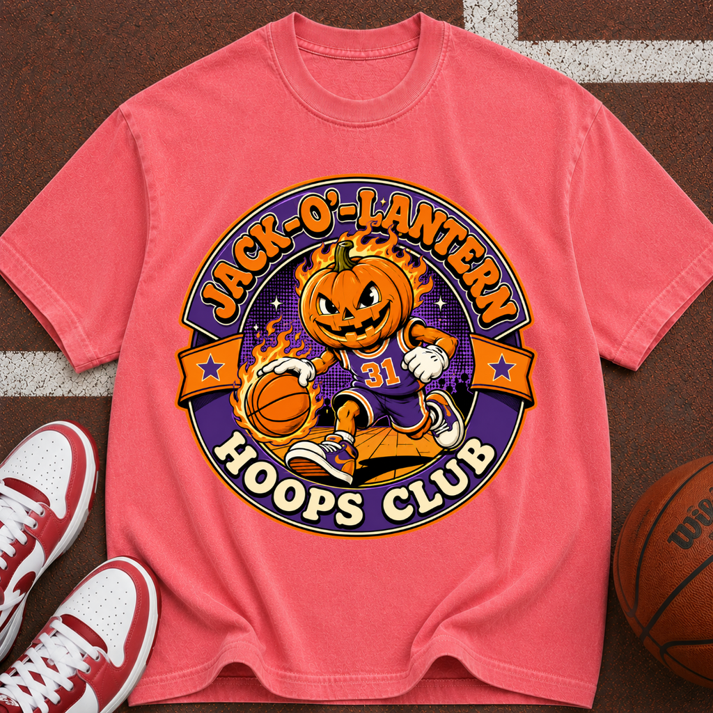Jack-O'-Lantern Hoops Club T-Shirt