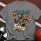 Taking My Throne Sloth Basketball T-Shirt