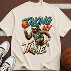 Taking My Throne Sloth Basketball T-Shirt