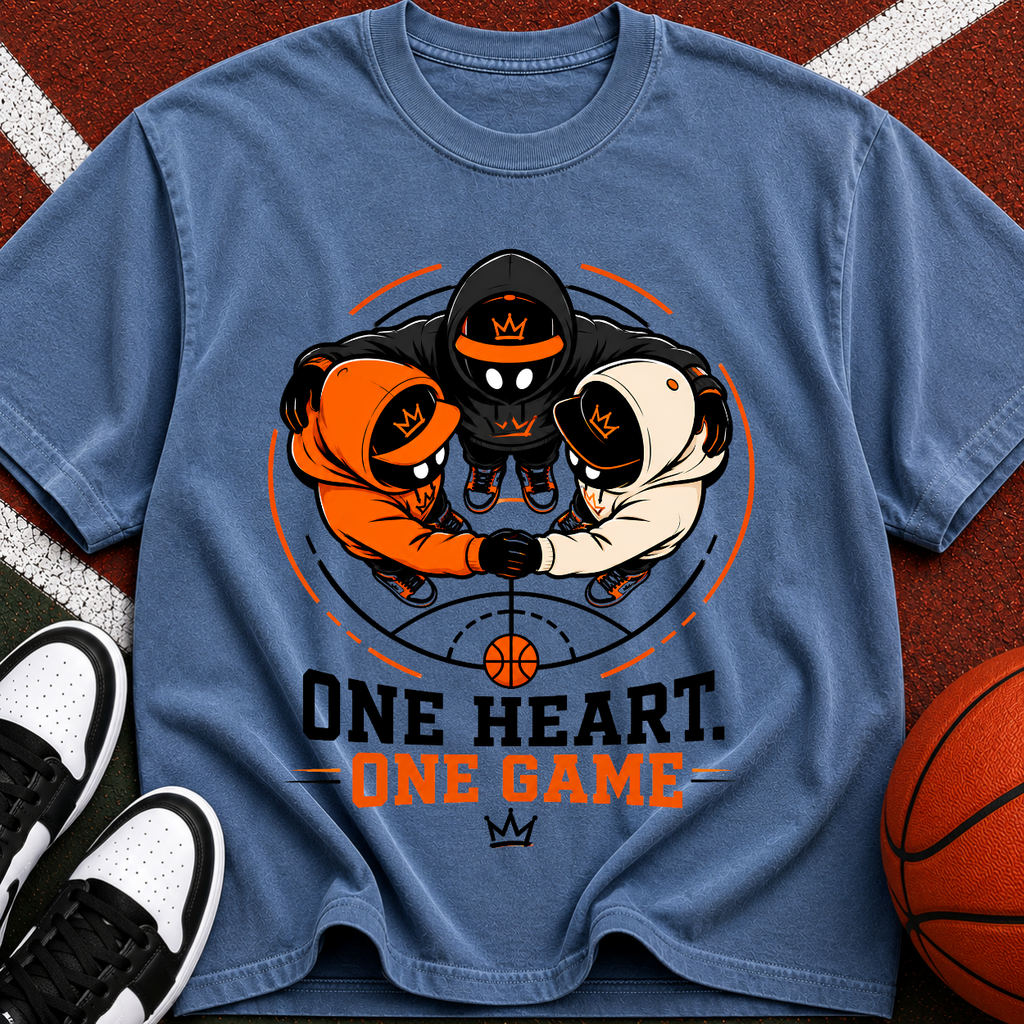 One Heart One Game Basketball T-Shirt