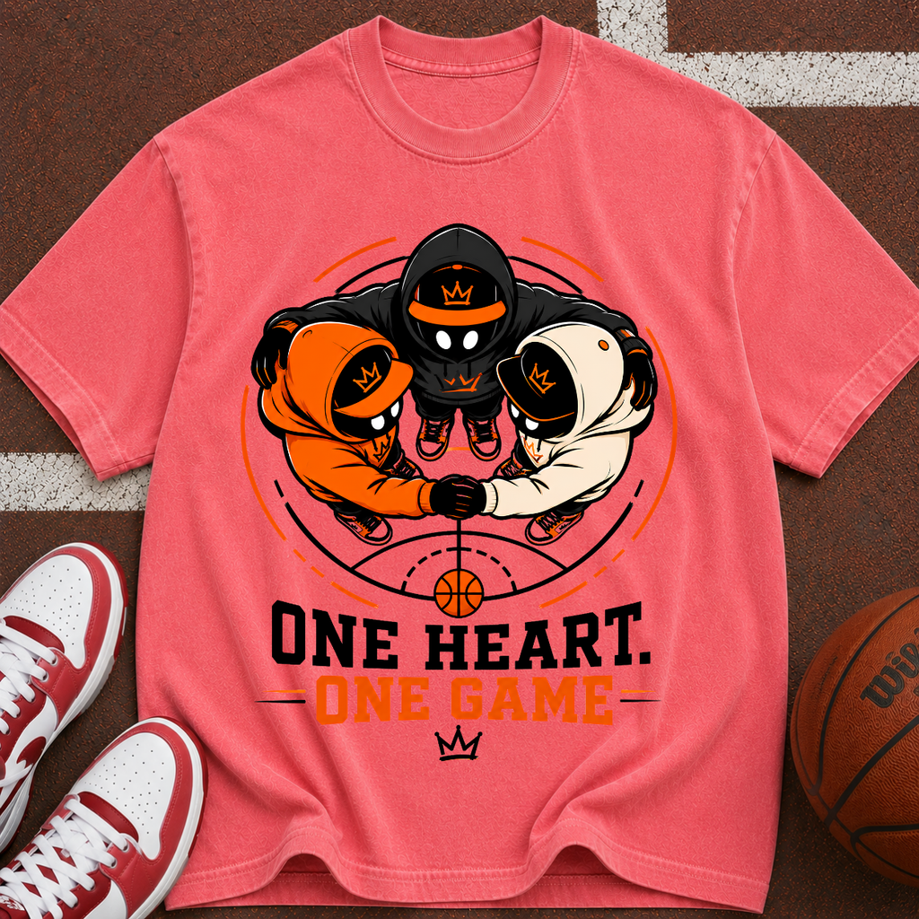 One Heart One Game Basketball T-Shirt