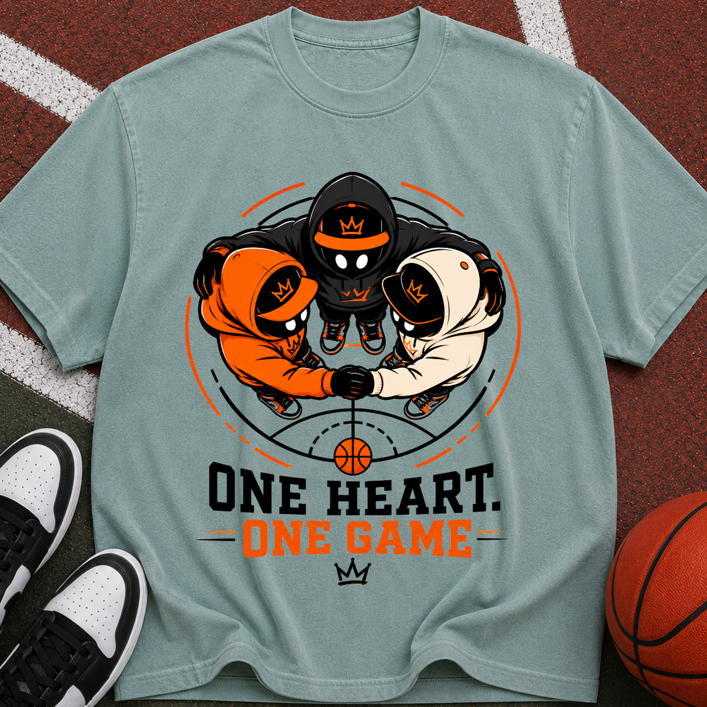One Heart One Game Basketball T-Shirt
