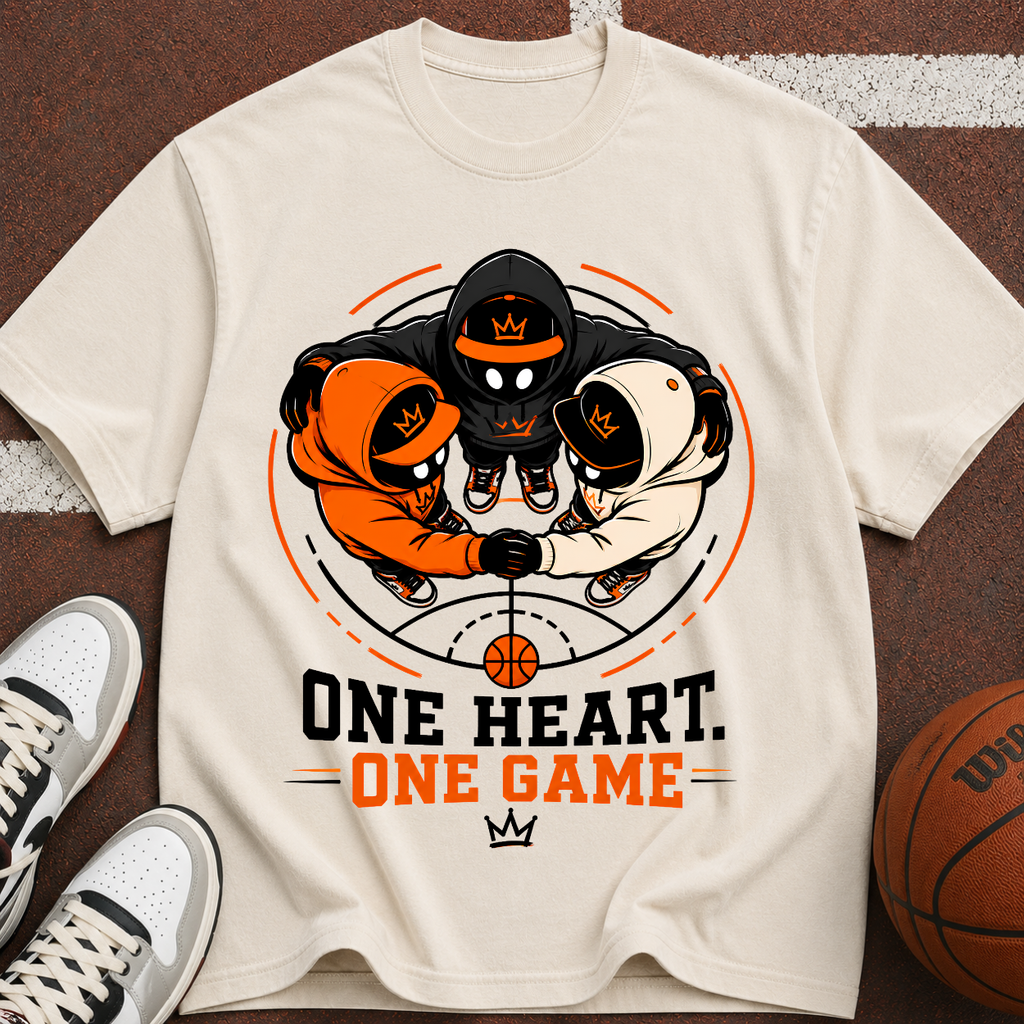 One Heart One Game Basketball T-Shirt