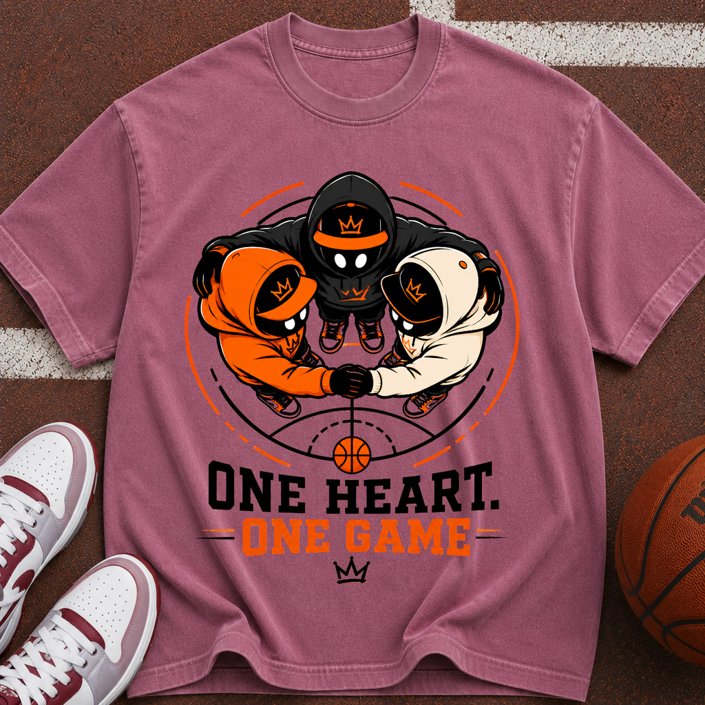 One Heart One Game Basketball T-Shirt