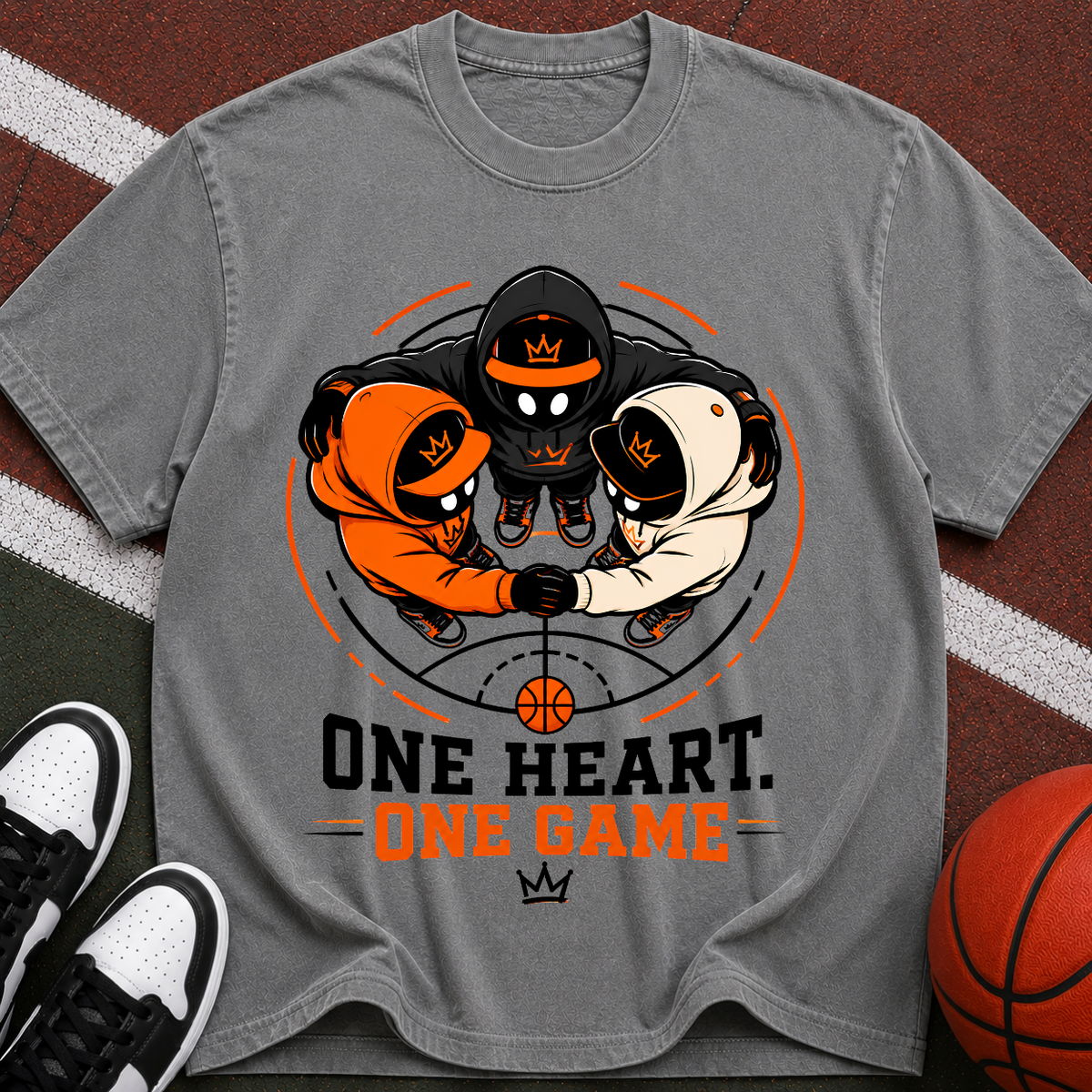 One Heart One Game Basketball T-Shirt