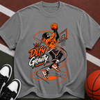 Defy Gravity Basketball Tee — Dunk Graphic T-Shirt