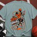 Defy Gravity Basketball Tee — Dunk Graphic T-Shirt
