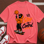 Stay in Control Skateboard Basketball Tee