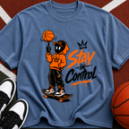 Stay in Control Skateboard Basketball Tee