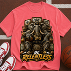 Be Relentless T-Shirt — Motivational Elephant Throne Graphic Tee