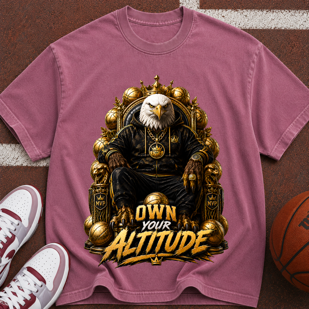 Eagle Throne T-Shirt — "Own Your Altitude" Graphic Tee