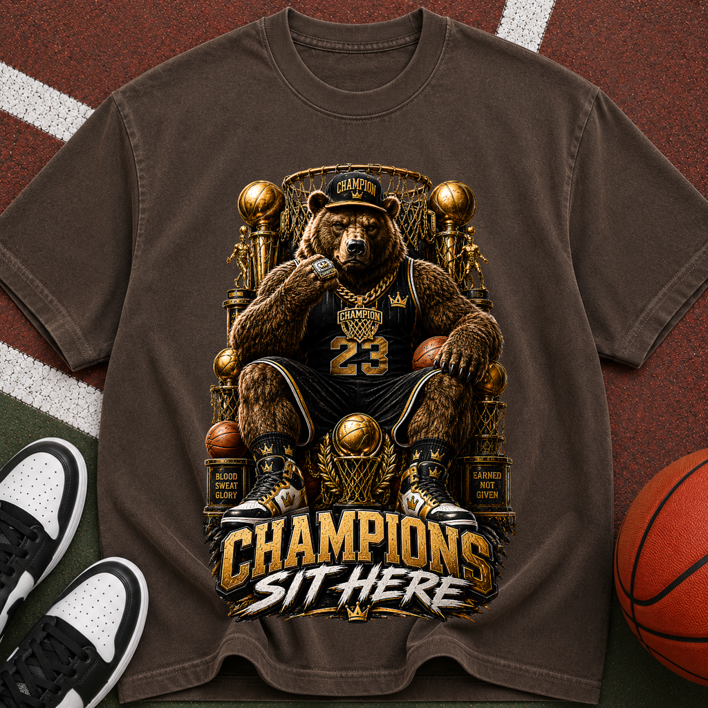 Champions Sit Here Graphic T-Shirt