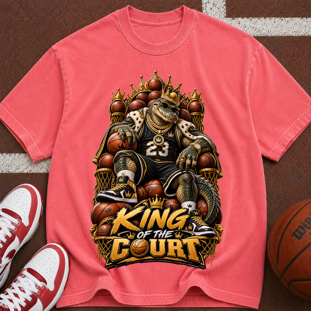 King of the Court Basketball T-Shirt