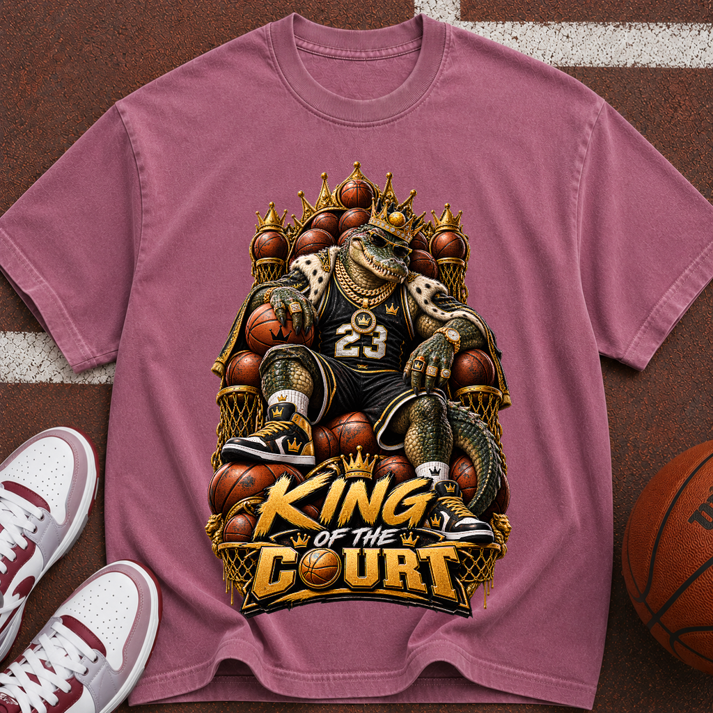 King of the Court Basketball T-Shirt