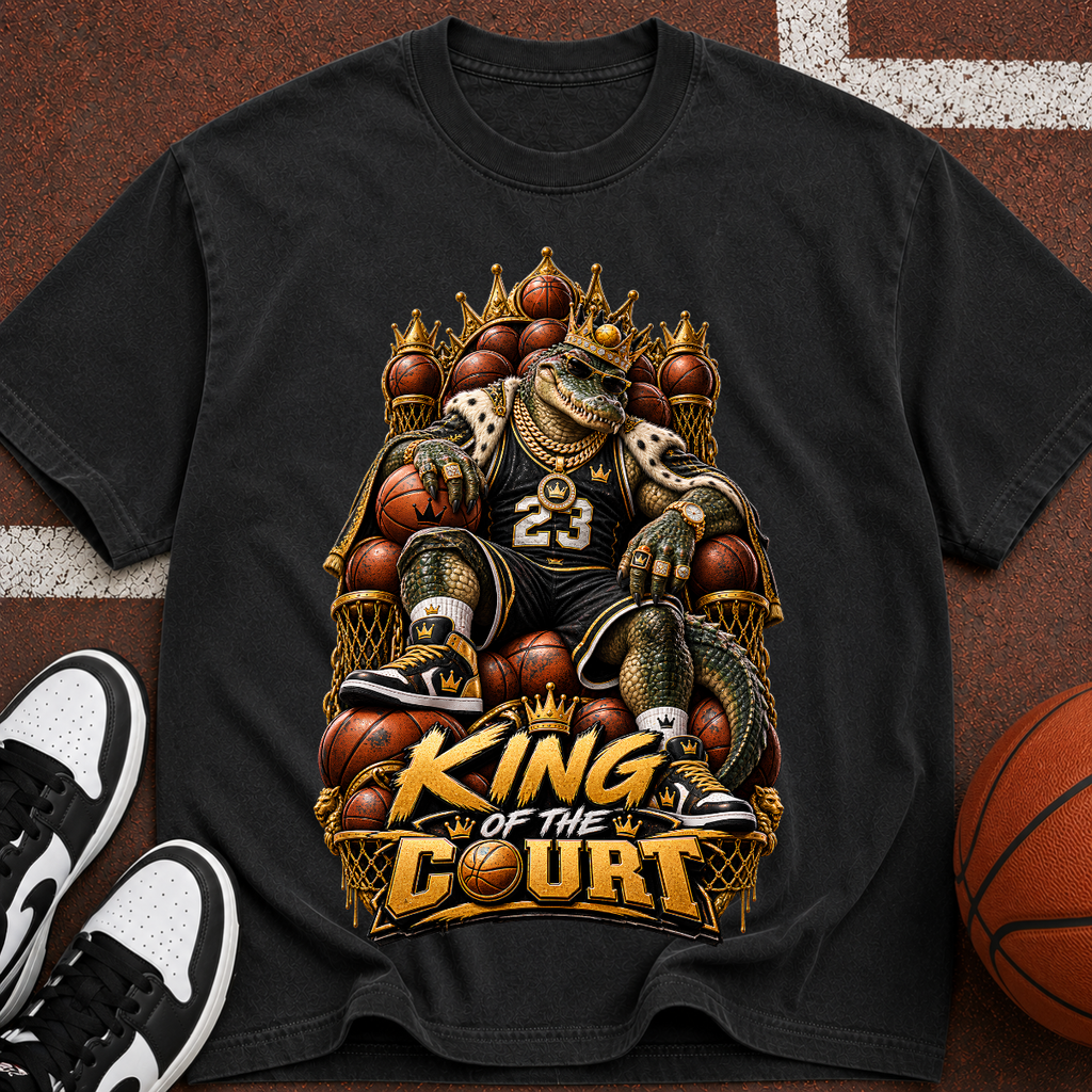 King of the Court Basketball T-Shirt