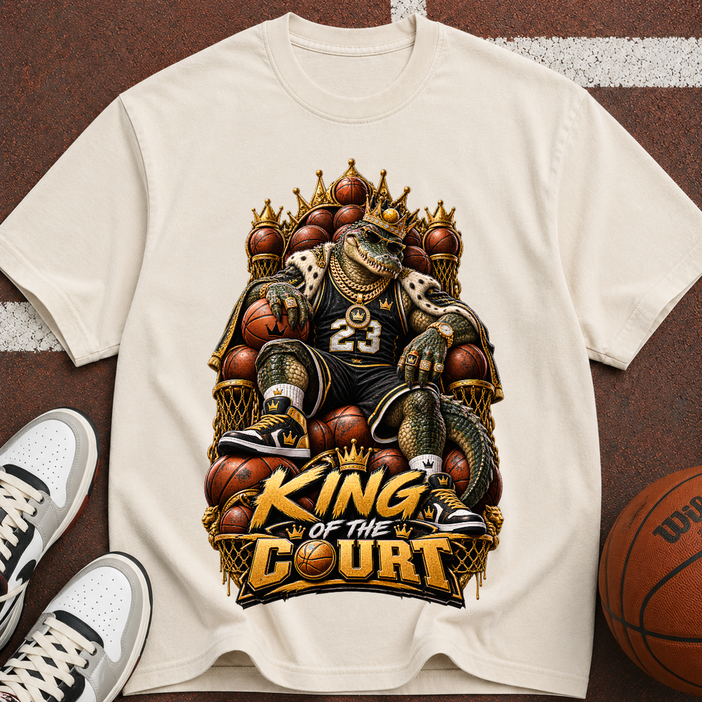 King of the Court Basketball T-Shirt