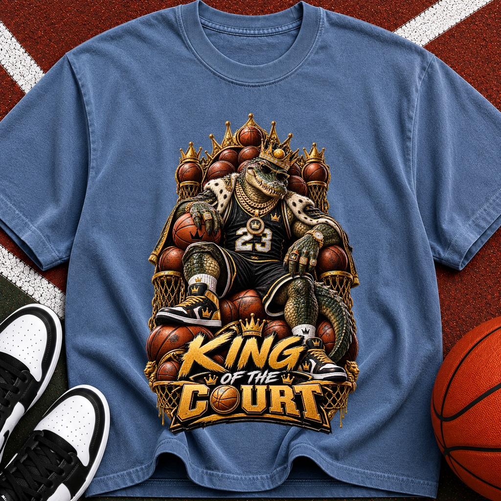 King of the Court Basketball T-Shirt