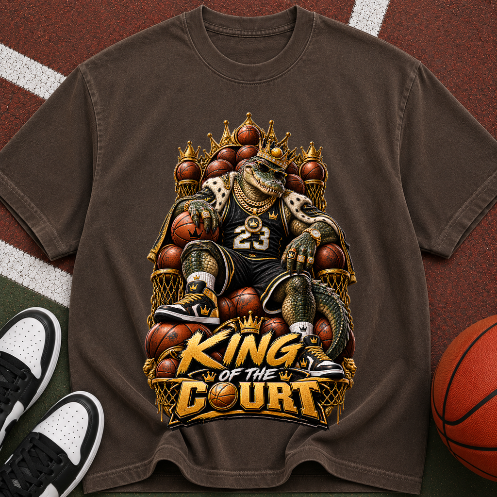 King of the Court Basketball T-Shirt