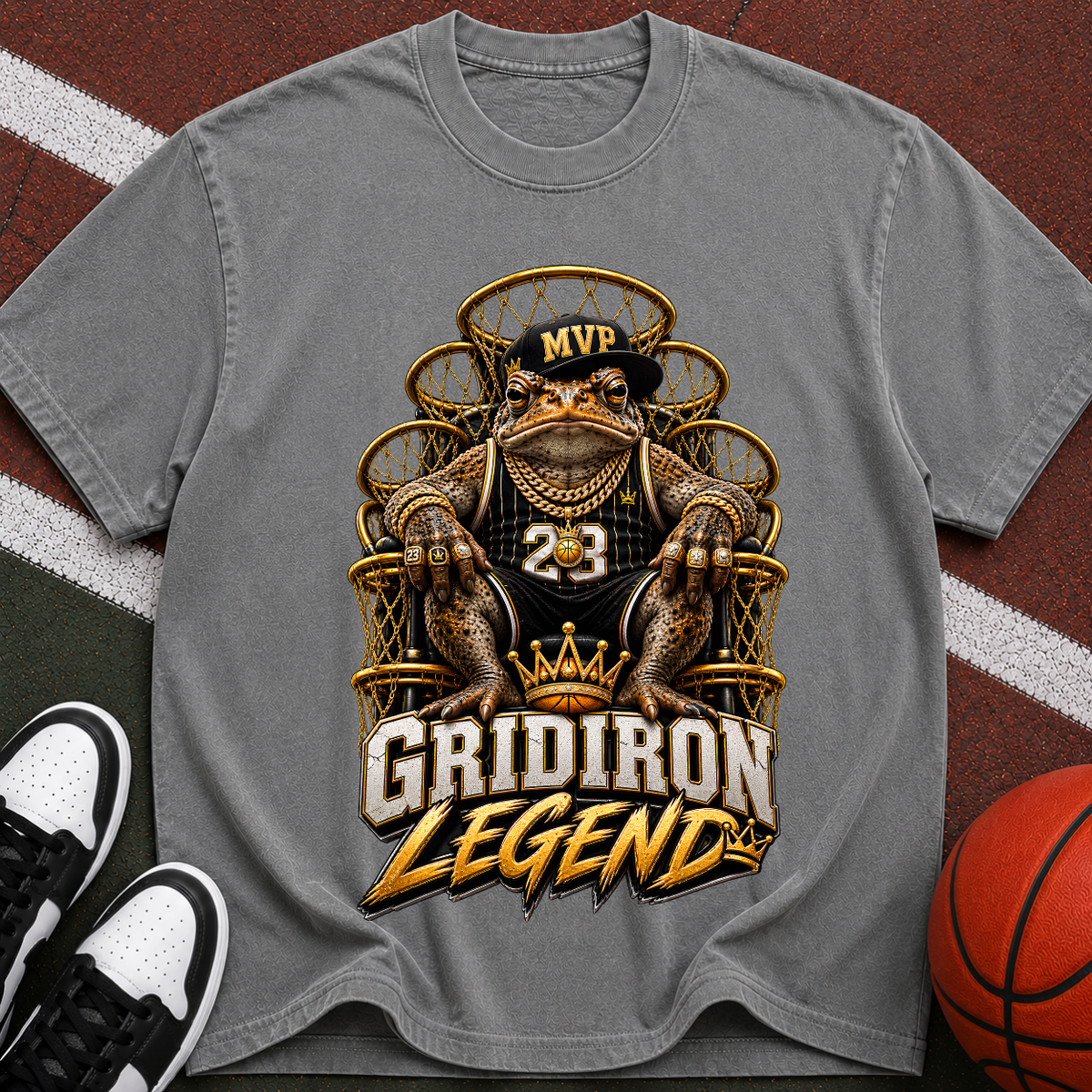 Gridiron Legend MVP Football T-Shirt — Vintage Player #23 Tee