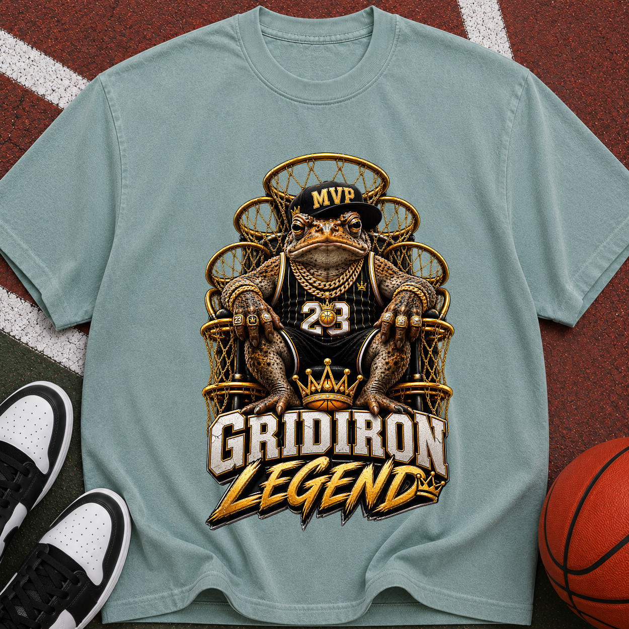 Gridiron Legend MVP Football T-Shirt — Vintage Player #23 Tee