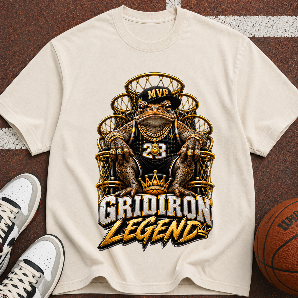 Gridiron Legend MVP Football T-Shirt — Vintage Player #23 Tee