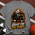Shoot for the Stars Panda T-Shirt — Motivational Graphic Tee