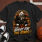 Shoot for the Stars Panda T-Shirt — Motivational Graphic Tee
