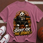 Shoot for the Stars Panda T-Shirt — Motivational Graphic Tee