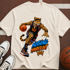 Basketball Cheetah Tee — "Nothing Handed Out" Graphic T-Shirt