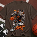 Stay Solid Basketball Rhino T-Shirt