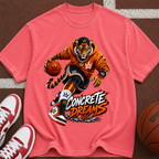 Concrete Dreams Tiger Basketball T‑Shirt
