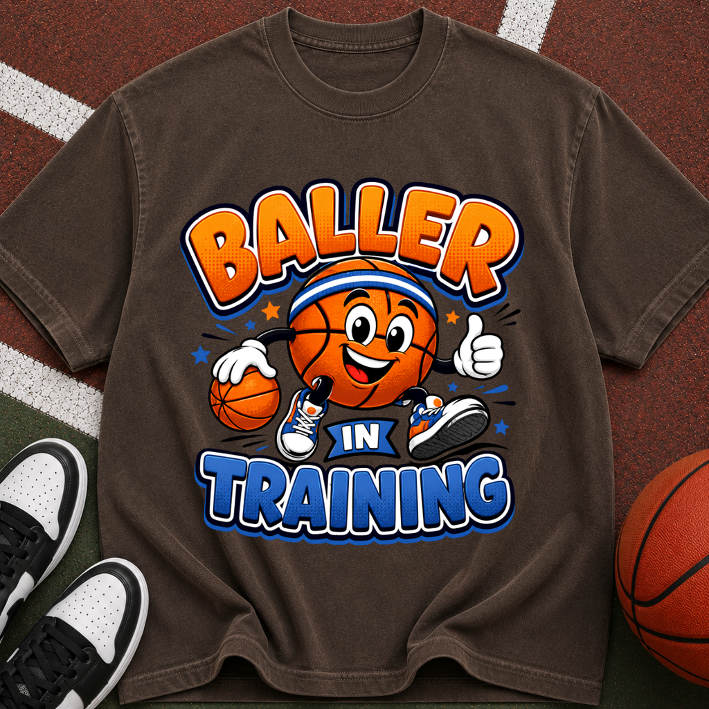 Baller in Training Kids' Basketball T-Shirt