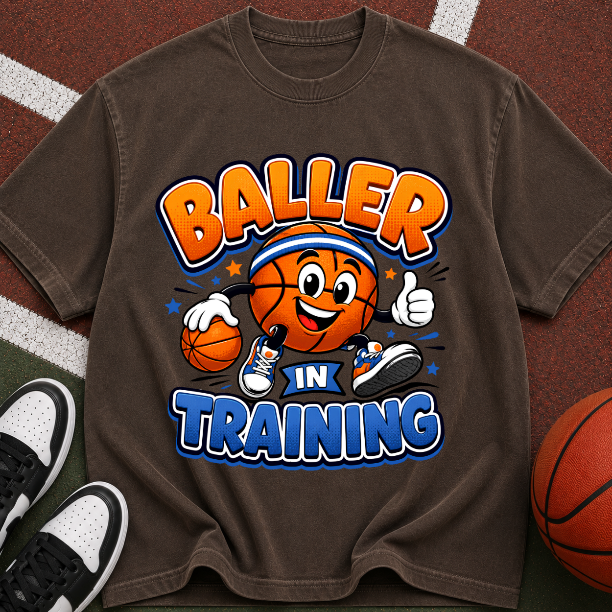 Baller in Training Kids' Basketball T-Shirt