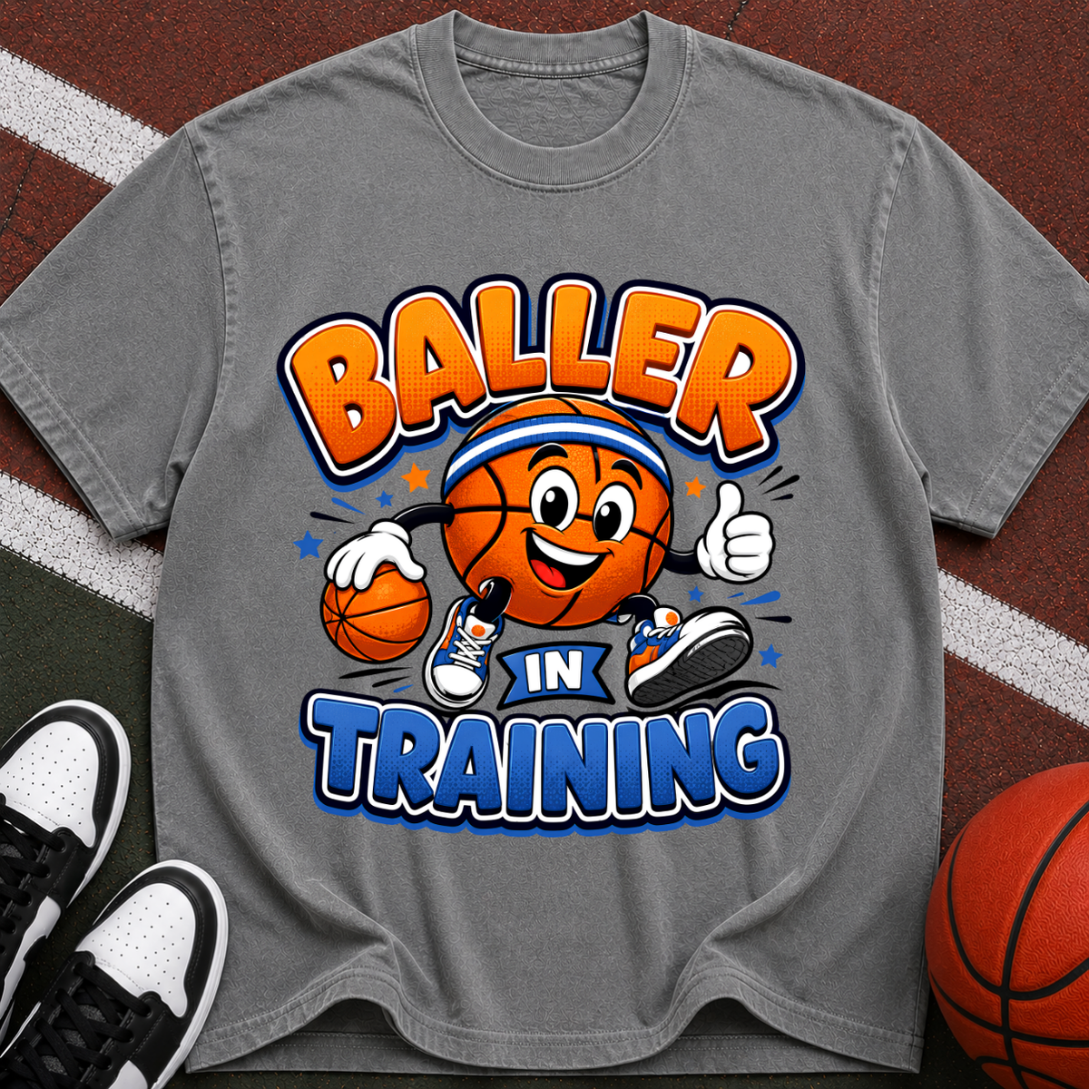 Baller in Training Kids' Basketball T-Shirt